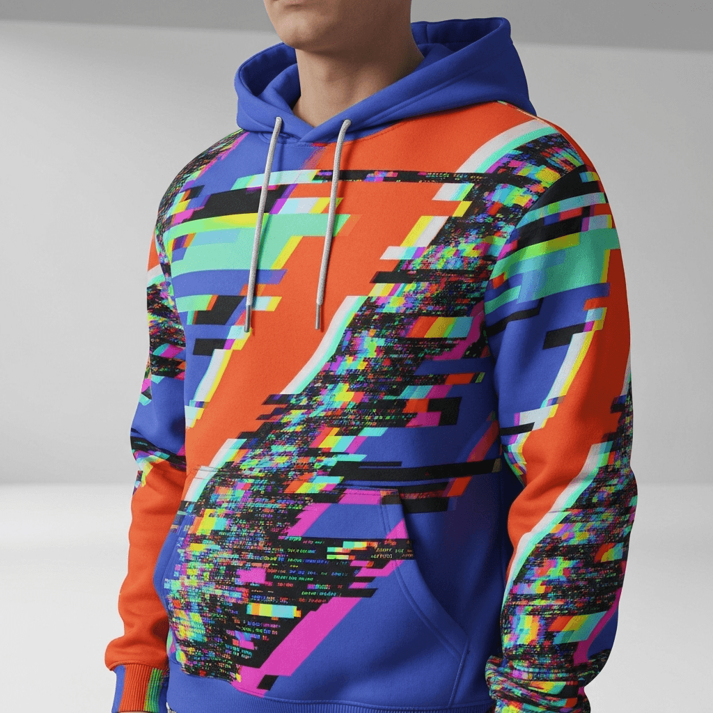 Glitch-Modus Hoodie